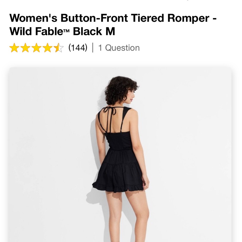 Black Romper